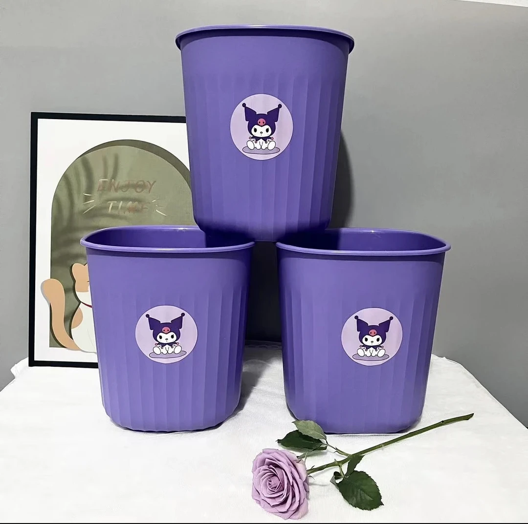 T拍一发三家用卧室书房垃圾桶卫生间办公室三个垃圾桶园客厅黄鸭