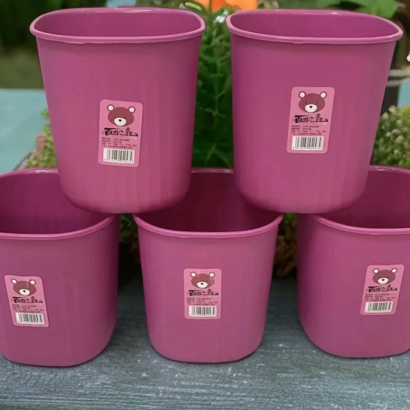 拍一发三卡通圆加厚垃圾桶耐摔家用大容量洗车卫生间宿舍无盖客厅