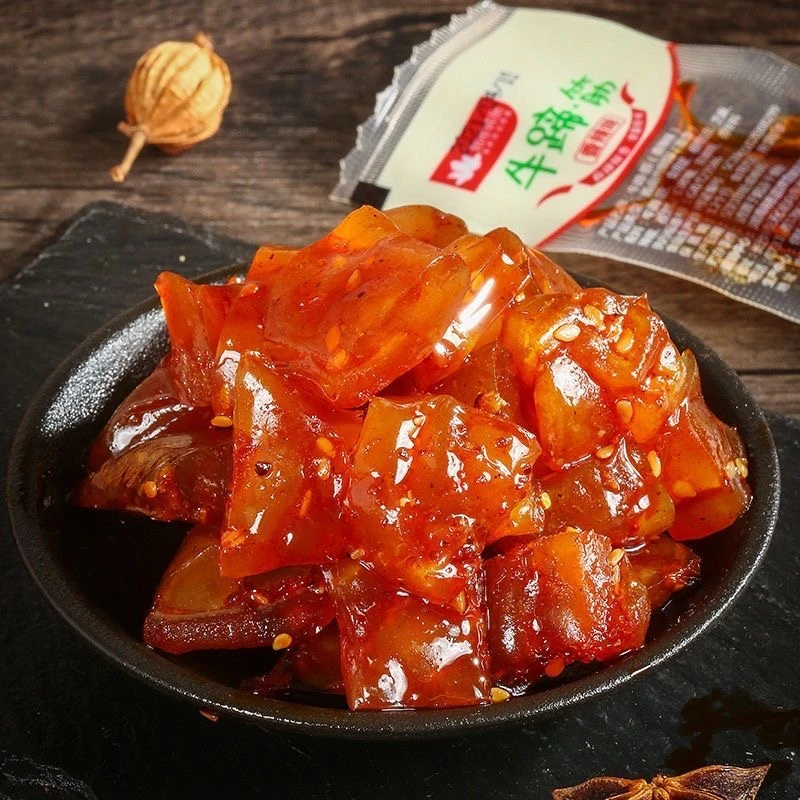 内蒙古特产牛蹄筋零食批发香辣水晶牛筋网红休闲零食解馋独立包装