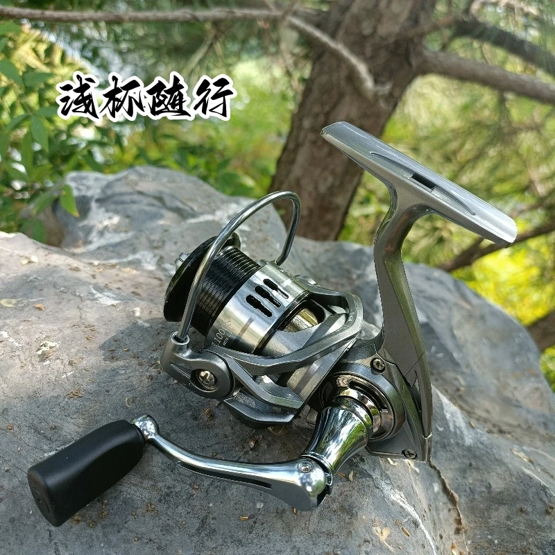 微物马口纺车轮全金属斜口浅线杯路亚路滑矶钓远投防海水渔线轮