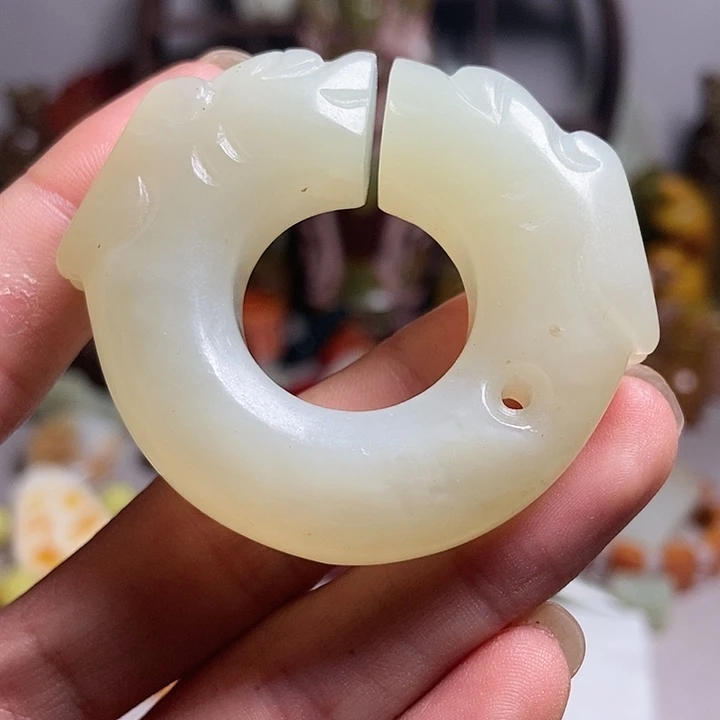 白玉菩提吊坠一一