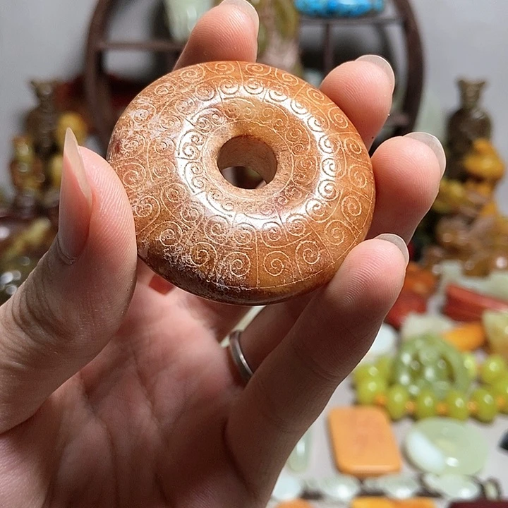 白玉菩提吊坠一一
