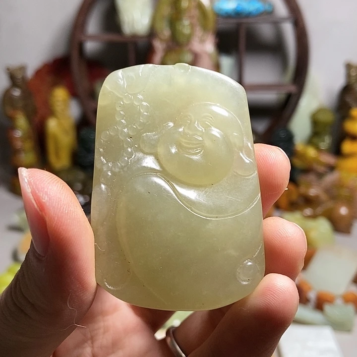 白玉菩提吊坠一一