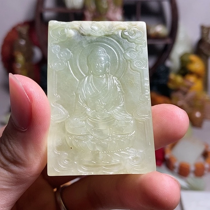 白玉菩提吊坠一一