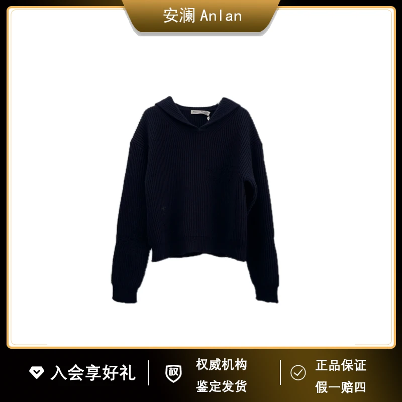 DIOR/迪奥羊毛山羊绒针织衫34胸围105肩膀54衣长54公价12500
