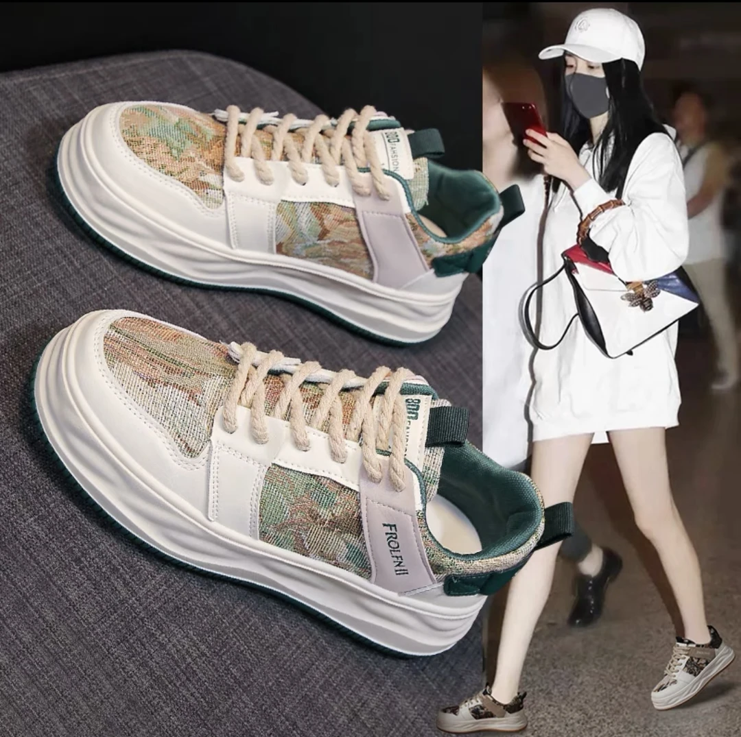 【粉丝专属】小众设计时尚休闲百搭小白鞋女2023年秋季新款平底女鞋
