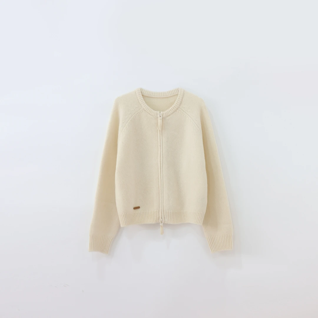 【LUMIEN】全羊毛圆领贴标毛衣LX4KSS15