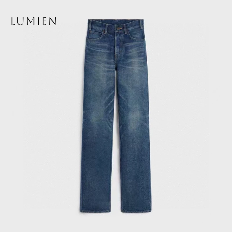 【李星儿LUMIEN】摩登窄版时髦直筒牛仔裤LX4IKK006