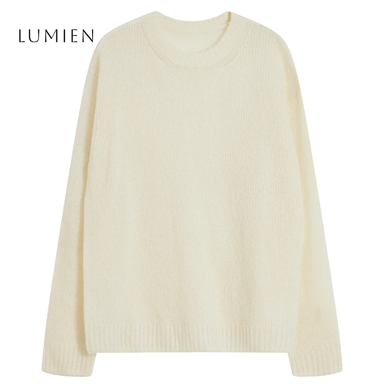 【LUMIEN】时尚简约风长袖圆领套头衫LX4JTT072