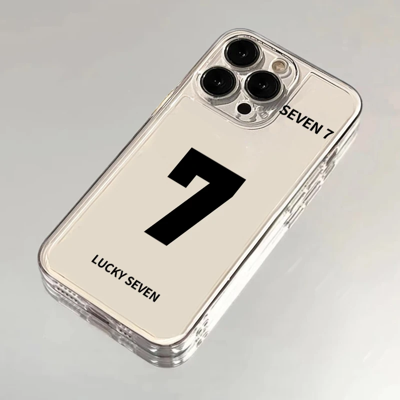 幸运数字7适用于iPhone15/14/13手机壳苹果小米vivo华为oppo可爱