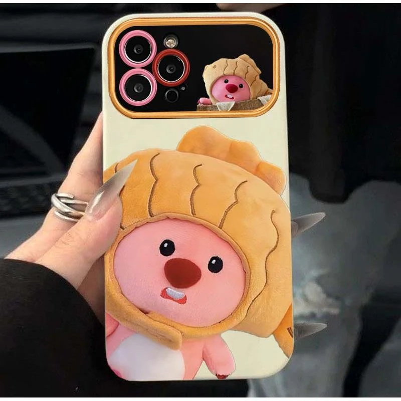 可爱鳗鱼烧海狸苹果小米oppovivo华为适用iPhone12/13/14手机壳软