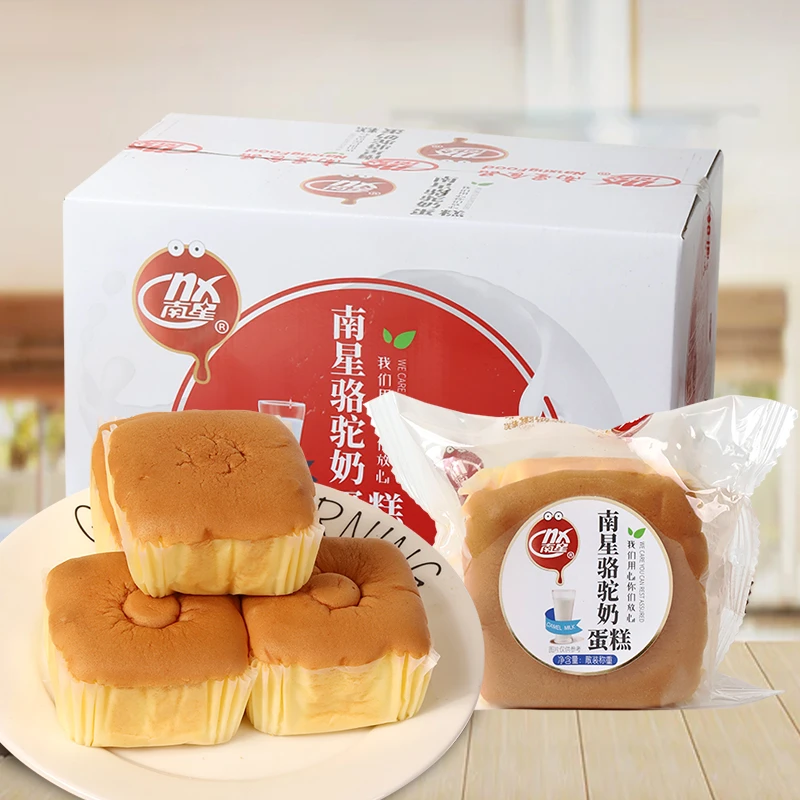 新日期南星骆驼奶蛋糕整箱营养早餐面包小点心零食代餐无蔗糖蛋糕