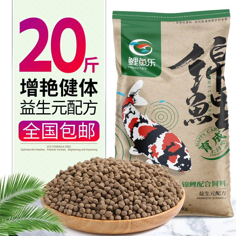 鲤鱼乐锦鲤鱼饲料