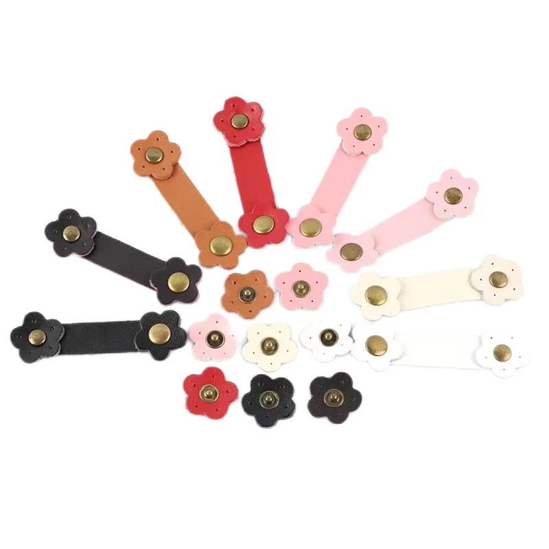 【主播宠粉】真皮搭扣皮革搭扣暗扣五金锁扣编织包包DIY配件辅料