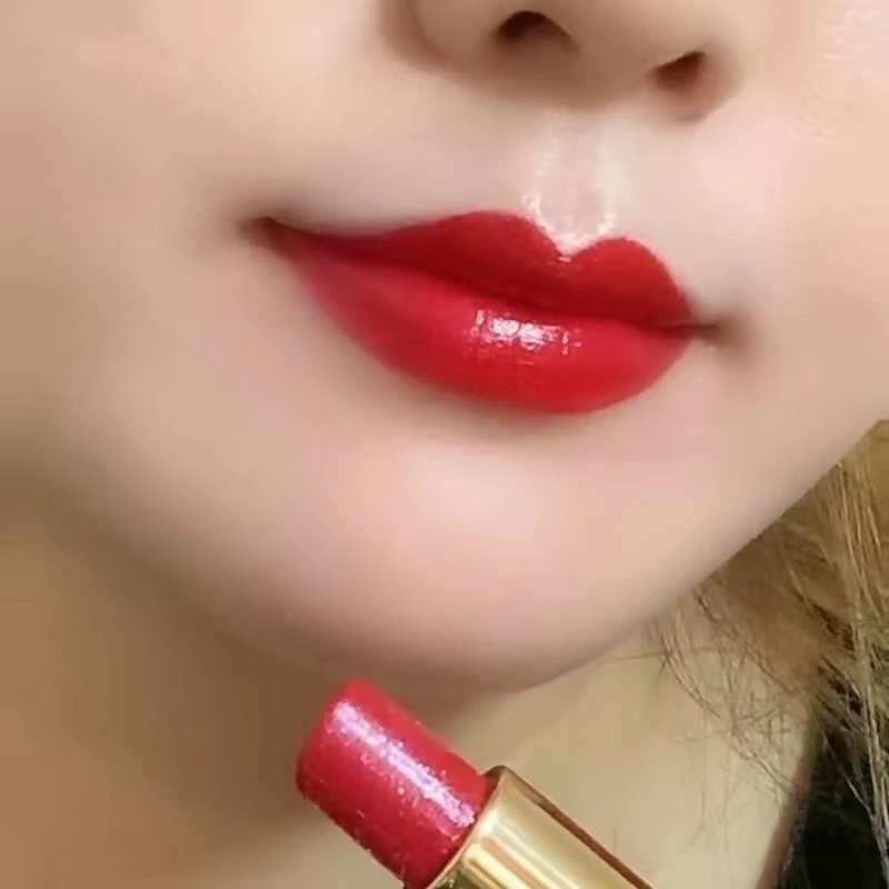 AECE口红珠光鎏金滋润显白细闪人鱼姬流行色女火龙果防水孕妇可用