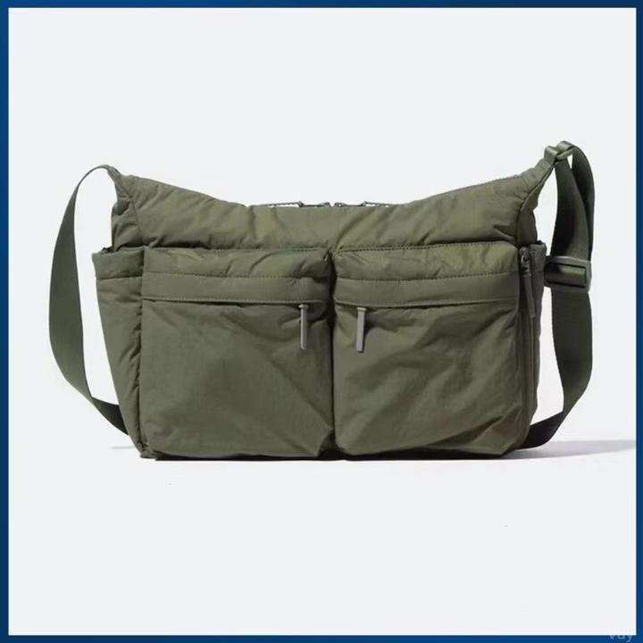 工装包旅行包女包斜跨包情侣大容量包包男包包包新款多口袋单肩包