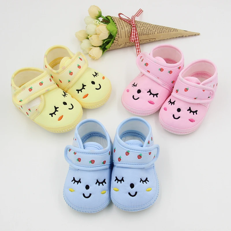 婴儿鞋春秋6-12个月软底防滑单鞋男女宝宝学步鞋子0-1岁不掉布鞋