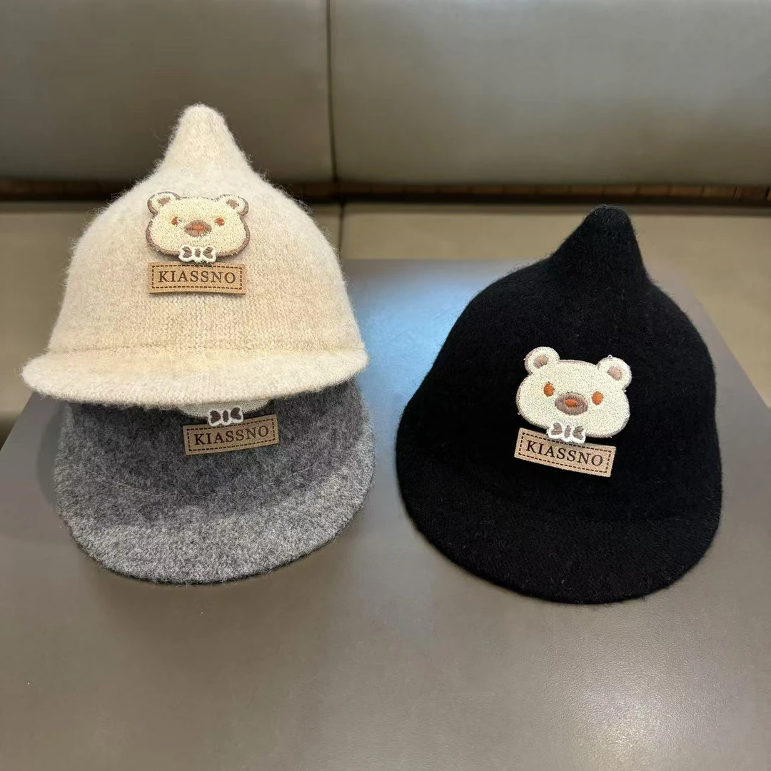 宝宝帽子婴儿秋冬马术帽韩系百搭可爱鸭舌帽婴幼儿冬季保暖防风帽