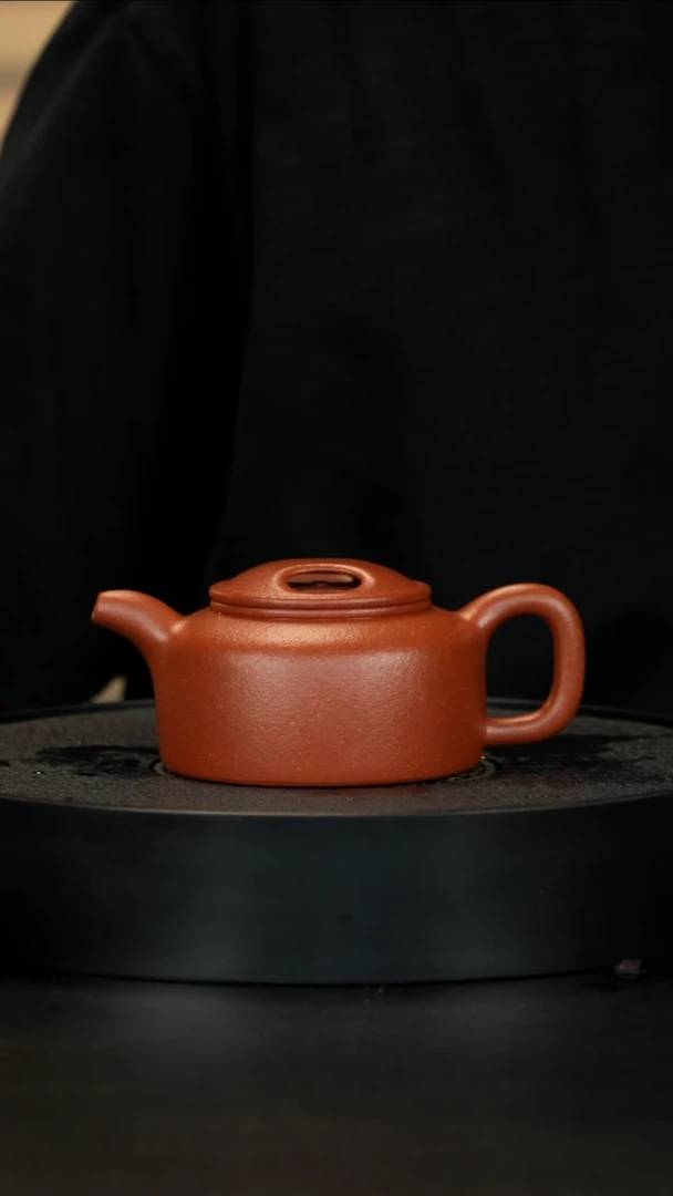 【闪购商品】紫砂茶壶超级挑手磨红降坡全手牛盖莲子