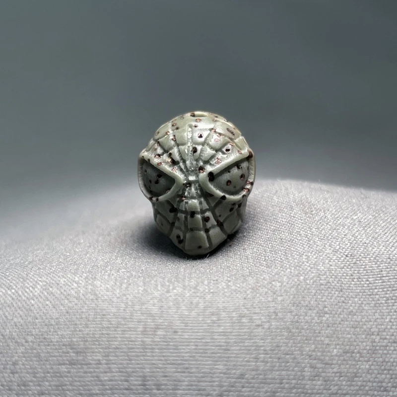 【蜘蛛侠】海南原生态星月菩提雕刻漫威动画人物蜘蛛侠文玩配饰