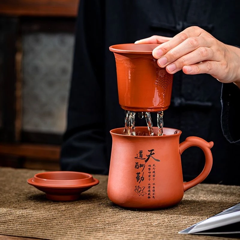 左桥-水杯办公家用泡茶水杯400ml