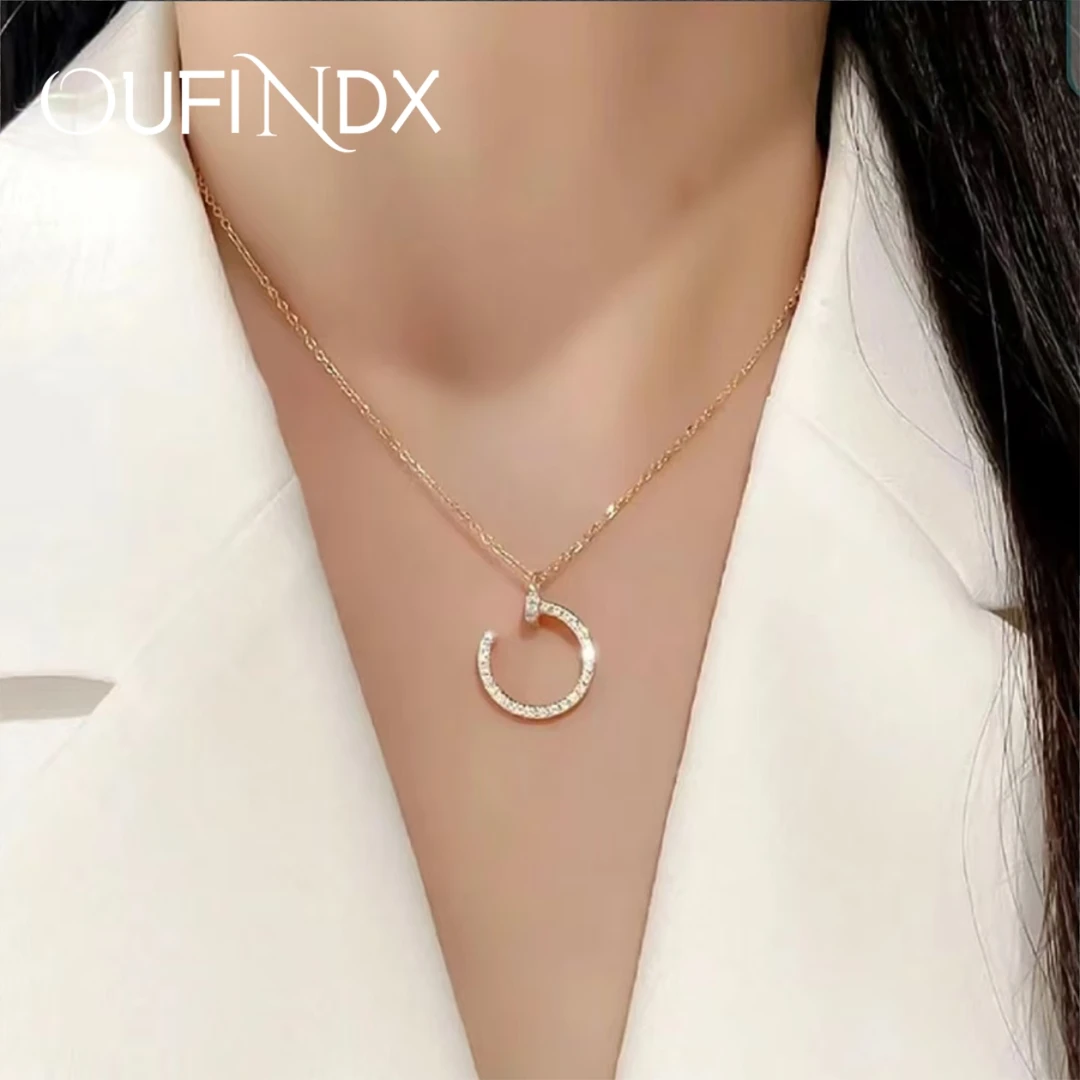 OF 气质轻奢时尚百搭小众个性简约经典精致素款项链~6401