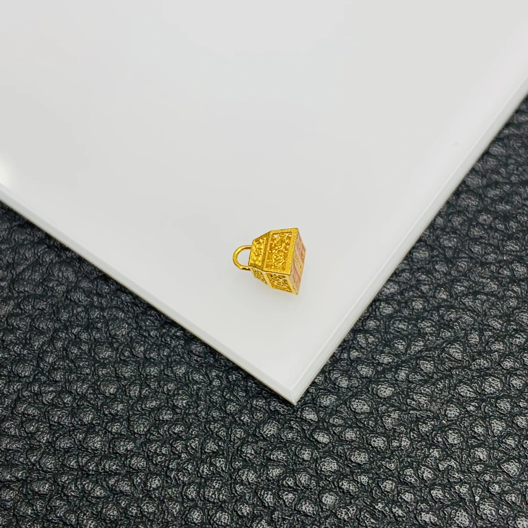 「戴琴珠宝」YZ2597-18K金印章配件-JPF(多样性发其一)