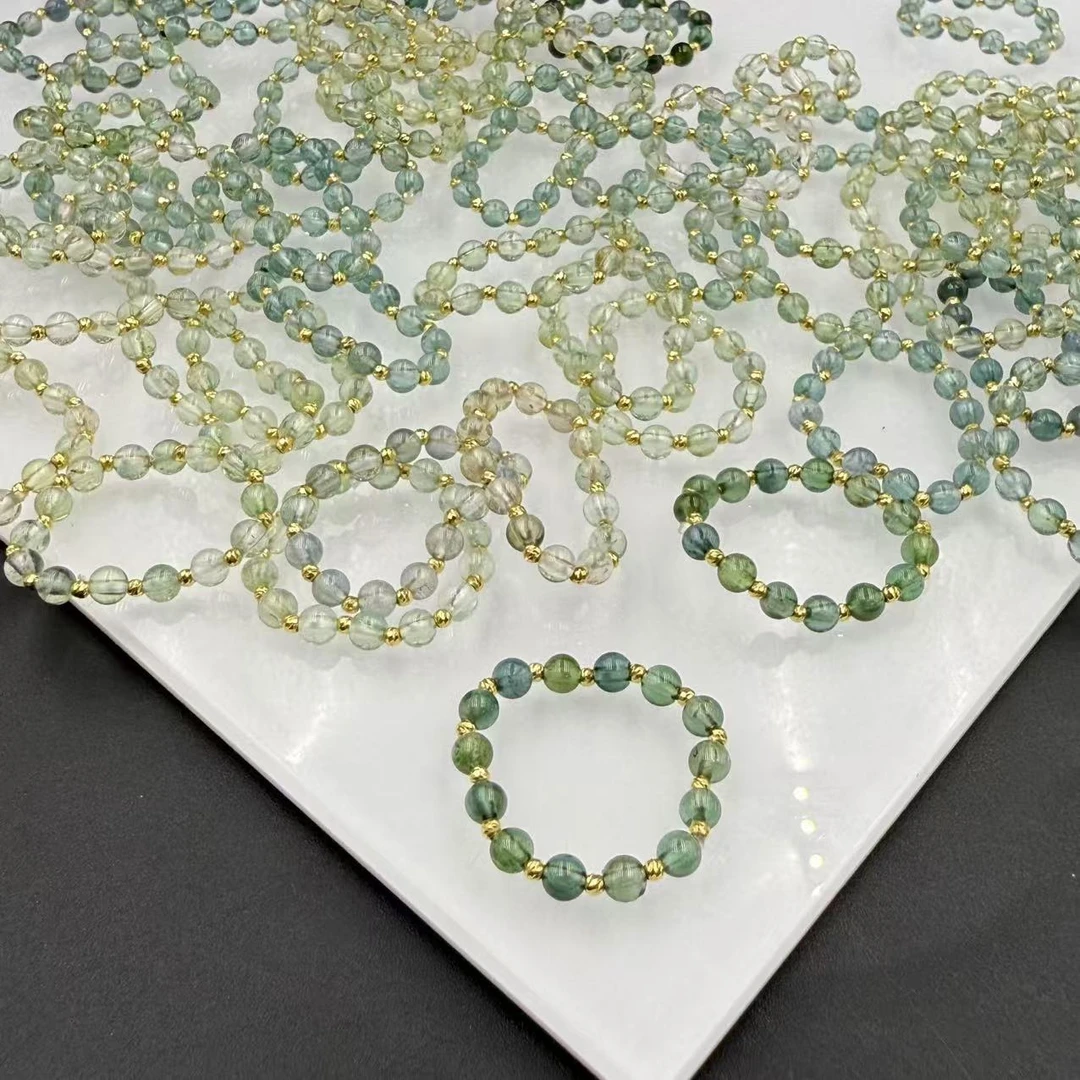 「戴琴珠宝」FR5578-碧玺3mm左右18K金戒圈(多样性发其一)