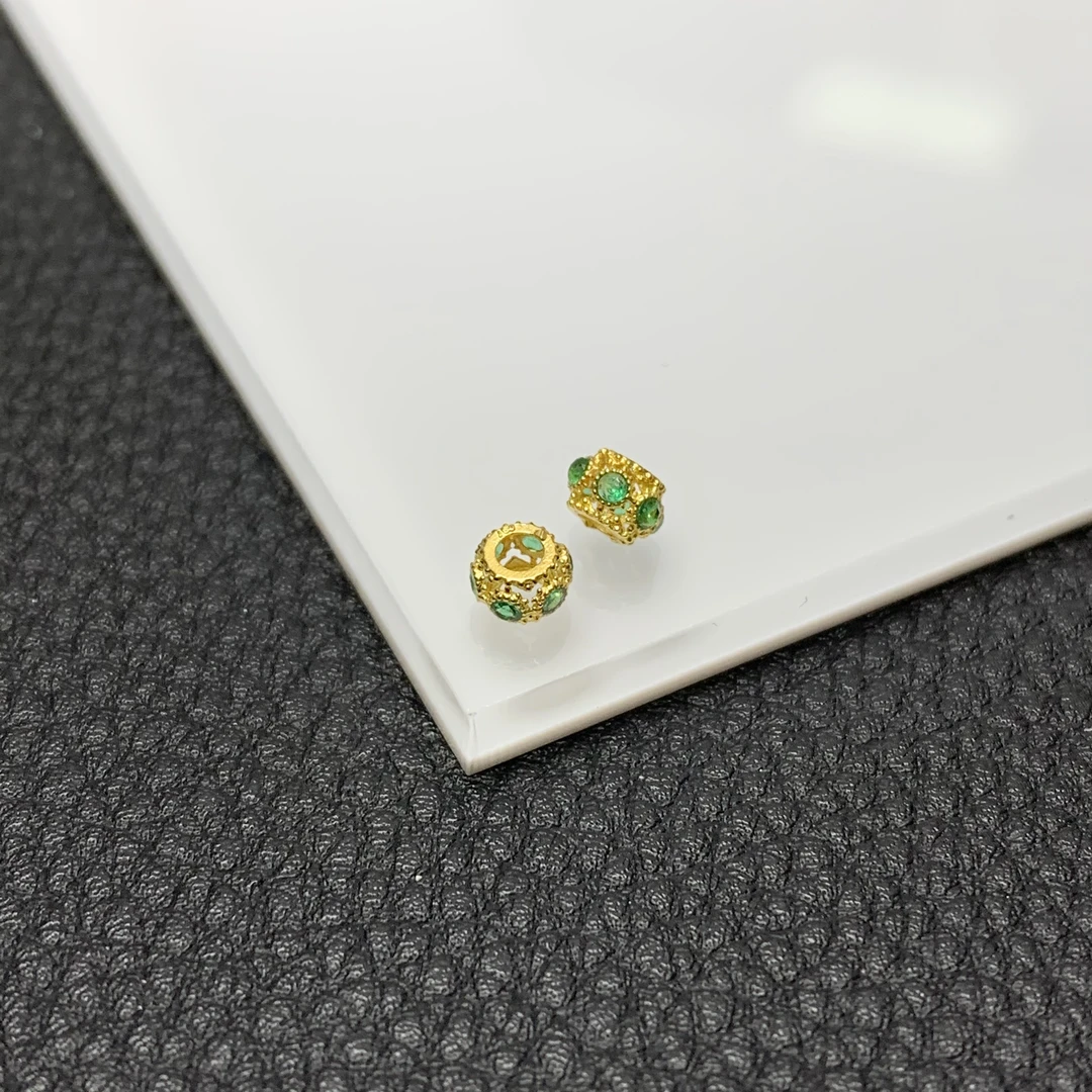 「戴琴珠宝」YZ2162-18K金4mm左右配件-MF