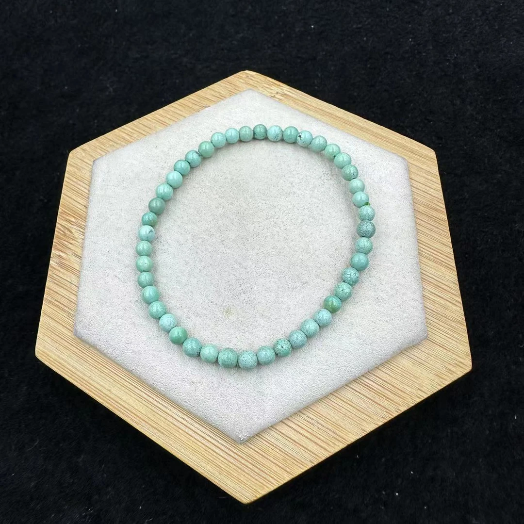 【人工处理】「戴琴珠宝」FG6641-处理松石4m左右手链（多样性发货）