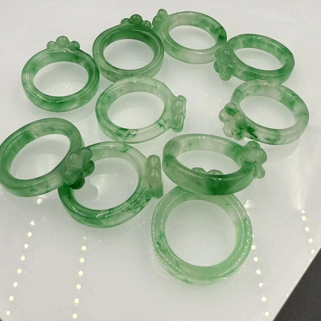 「戴琴珠宝」FR5627-独龙玉戒圈（多样性发其一）