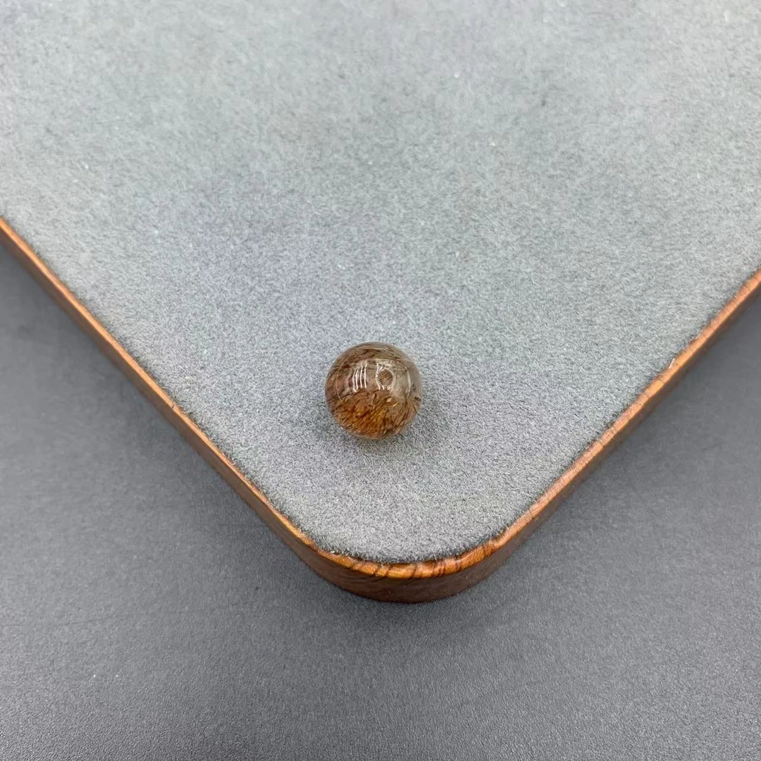 「戴琴珠宝」FR3086-黑金超七10mm左右单珠 （多样性发其一）