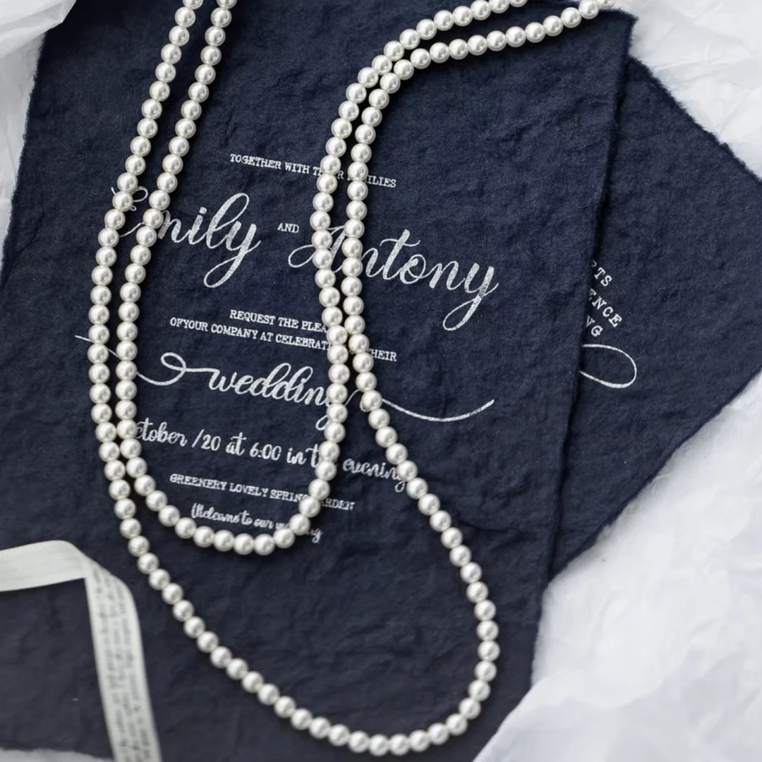 淡水无核百搭气质小香风珍珠长款毛衣链约120cm（5-6mm）