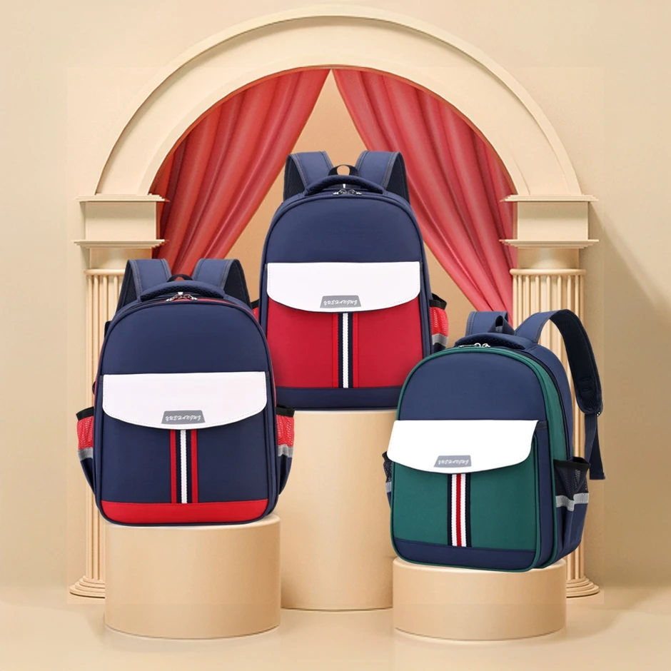 英伦风幼儿园书包3-6岁男小班中大班学前班简约儿童书包 定做logo