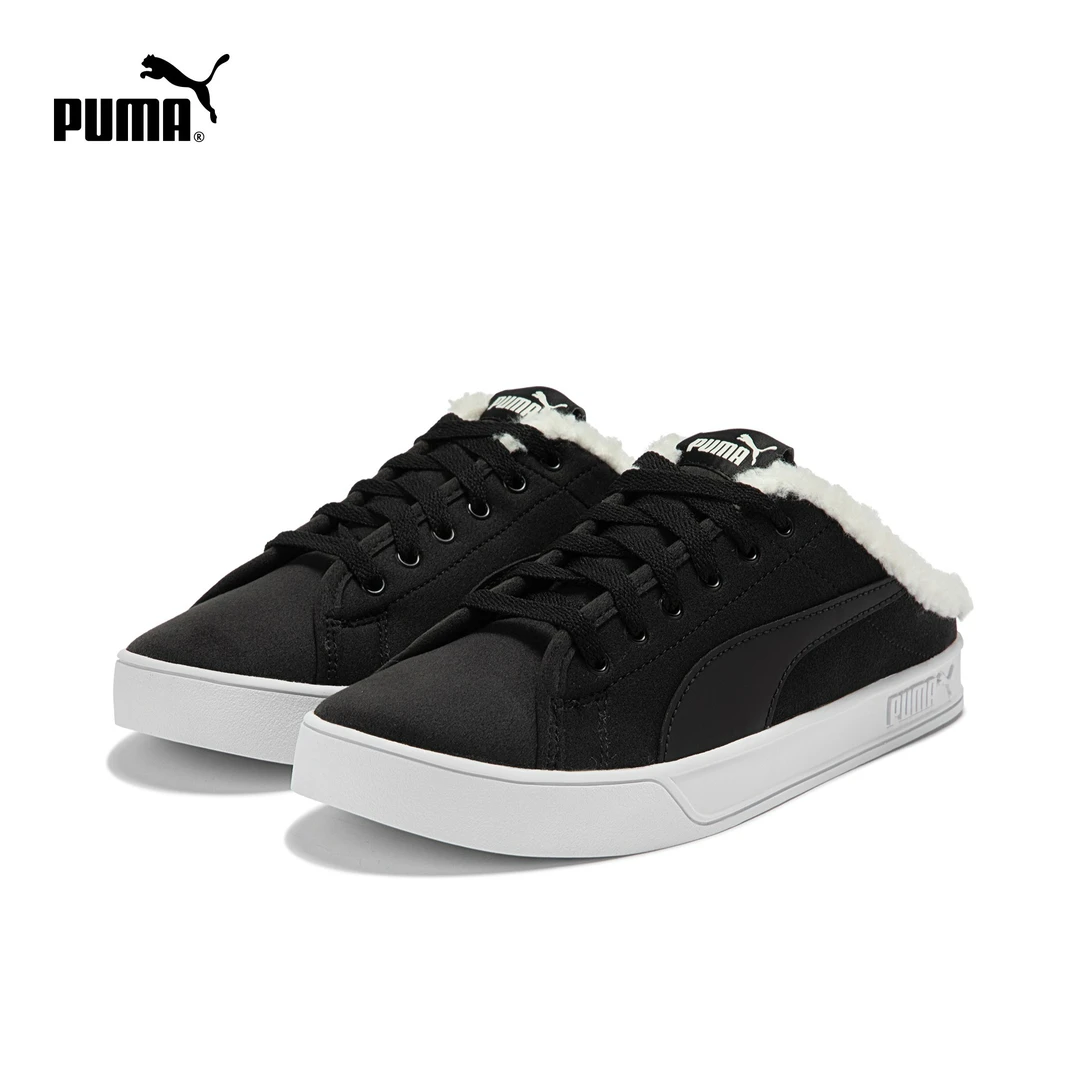 PUMA彪马官方 男女情侣同款复古休闲板鞋BARI MULE SHERPA 375953
