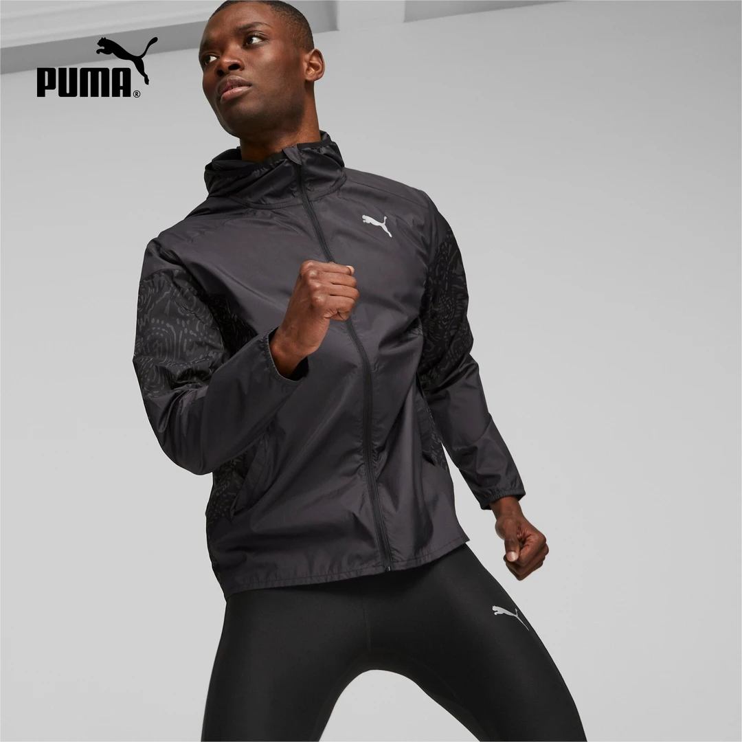 PUMA彪马官方 男女轻盈跑步连帽外套RUN AOP LIGHTWEIGHT 524193