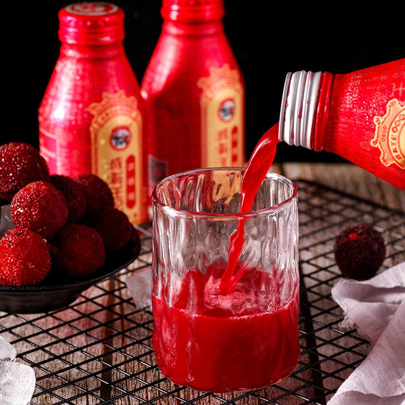 成有王记鲜冰即饮杨梅汁罐装330mlx6贵州特产冰镇夏季饮料