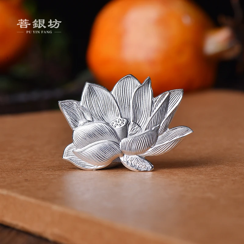 足银银制品 【菩银坊】泡茶、煮水，煲汤    足银999
