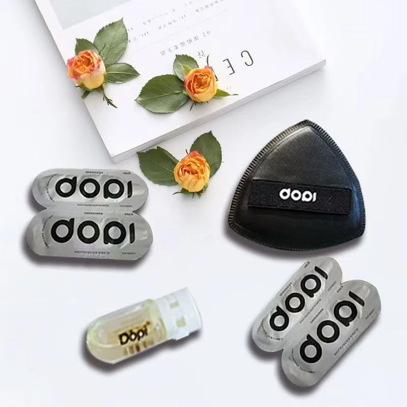 【试用装】Dopi悦颜持妆服帖细腻粉底液遮瑕小样+卸妆油小样+粉扑