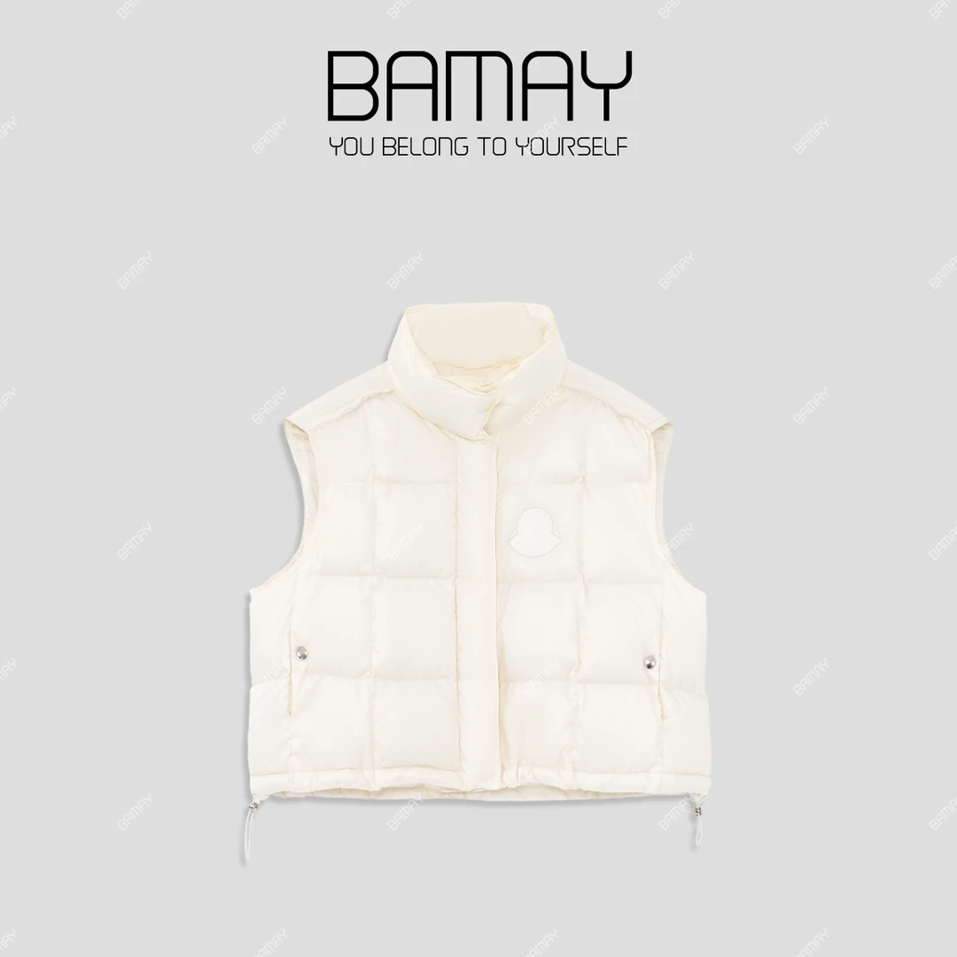 【BAMAY】冬季时尚百搭保暖马甲90白鸭绒羽绒马甲XH243YR12D