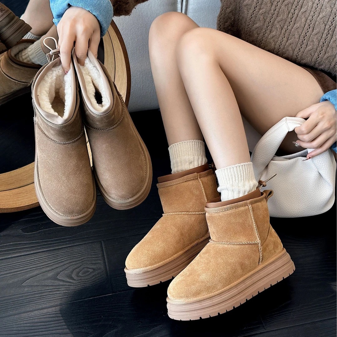 GC雪地靴厚底保暖韩版7612短靴时尚百搭学生党24DD7612