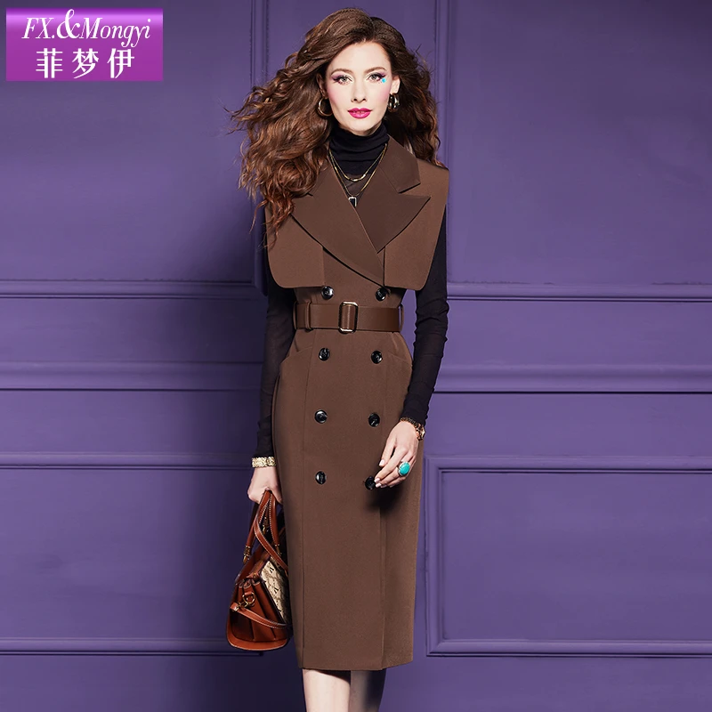 （糖糖严选）菲梦伊新款时尚连衣裙60031