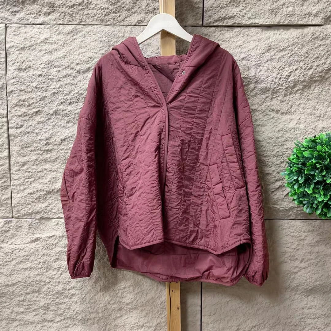 4747新款秋冬休闲宽松百搭简约纯色棉衣棉服