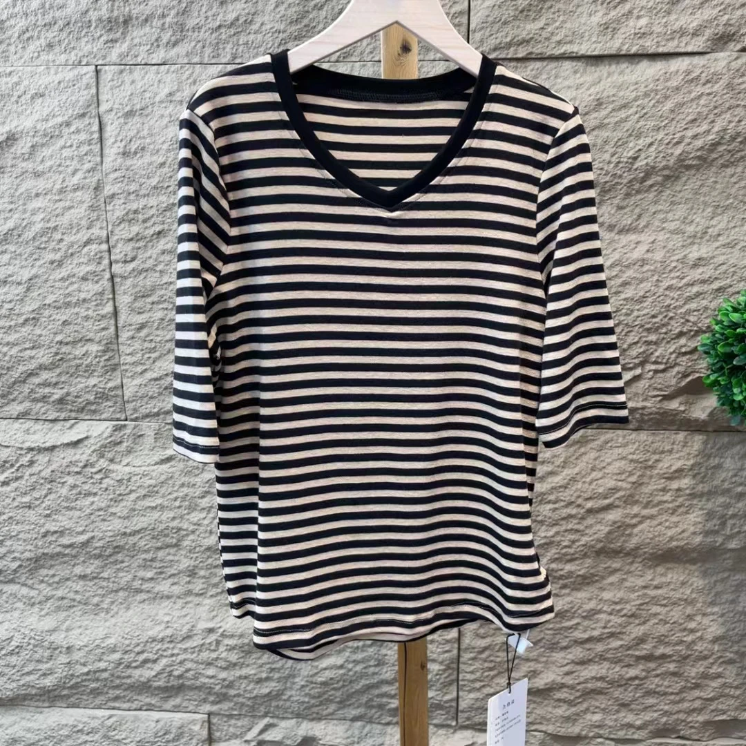 3381新款春夏时尚休闲百搭洋气短袖T恤