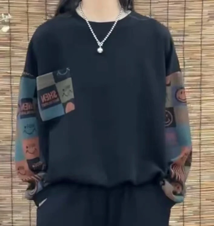 5244新款秋季时尚减龄百搭显瘦长袖上衣