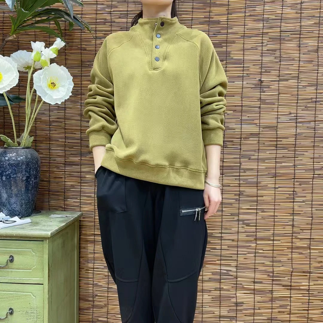 5915新款秋冬休闲百搭时尚气质显瘦立领卫衣