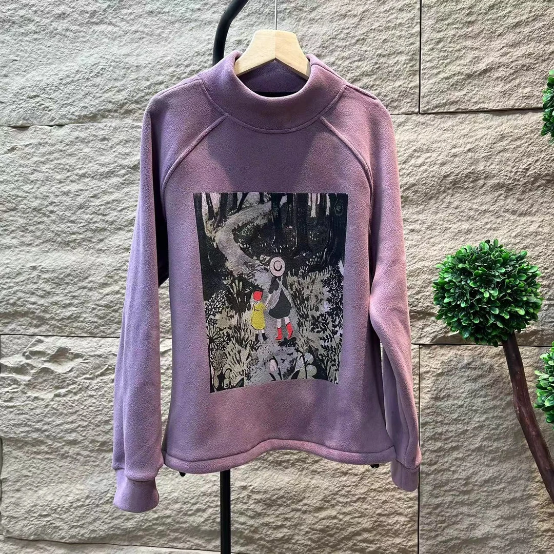 7899新款秋冬家伙休闲百搭卡通印花长袖卫衣T恤