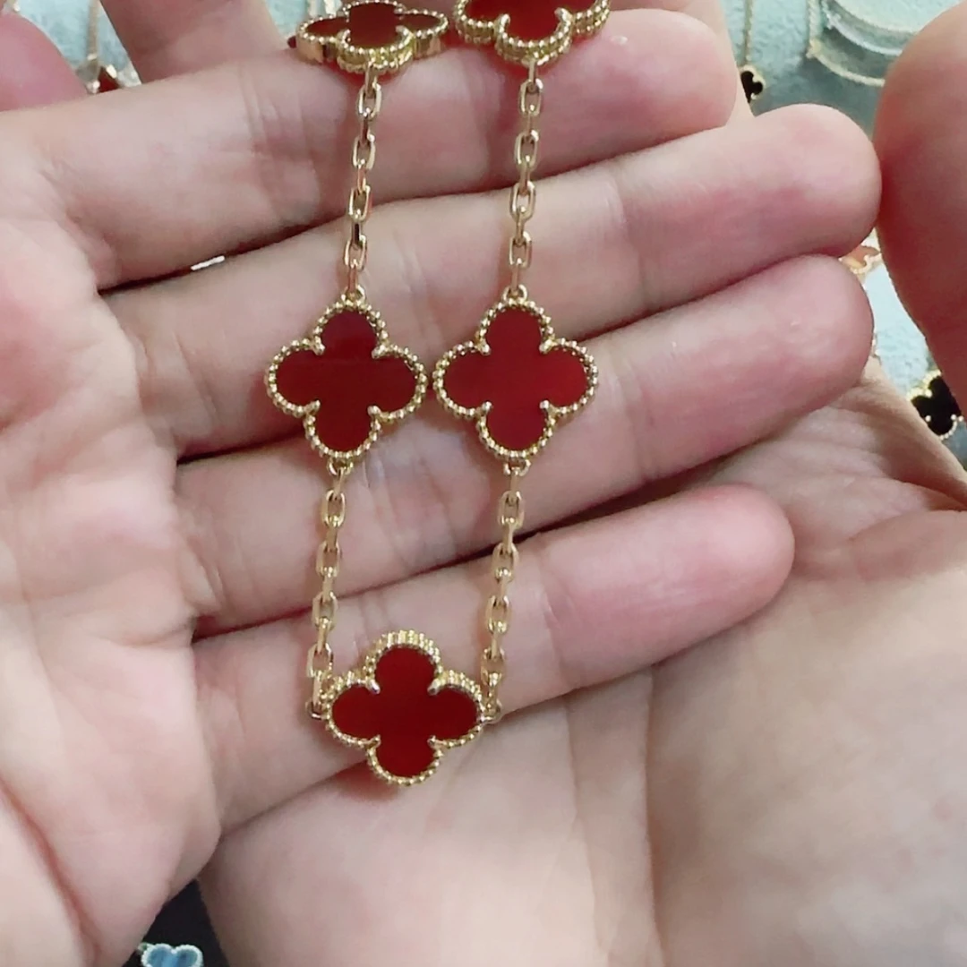 【闪购商品】玛瑙/玉髓手链18K金镶嵌