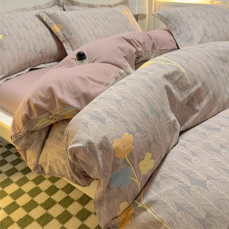 全棉加厚磨毛被套单件150x200x230冬季天纯棉被罩1.5米单独被单人