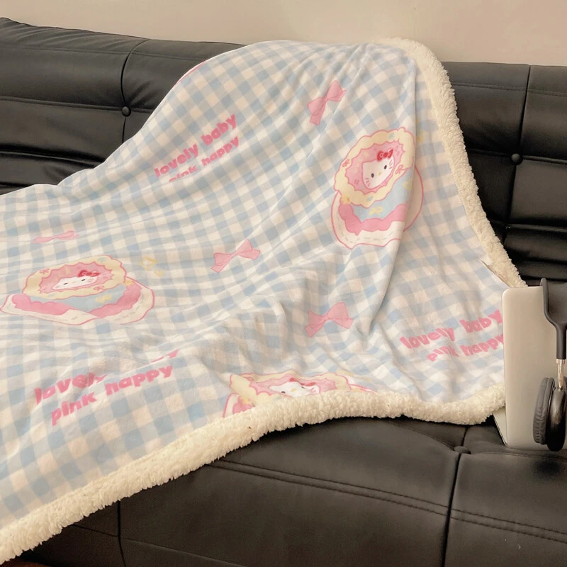 双面毛毯牛奶绒羊羔绒办公室午睡毛毯子空调毯子单人沙发盖毯冬季